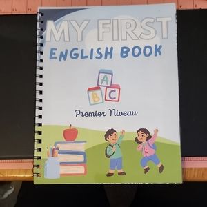 Kids English Learning Book - Blue and Green